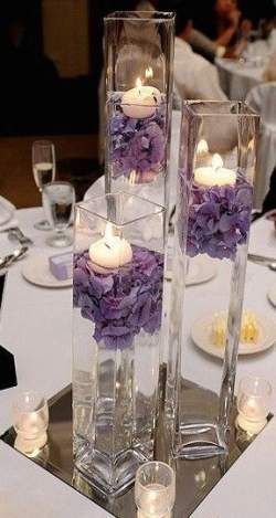 48+ ideas wedding decorations elegant purple center pieces vases for 2019 -   21 wedding Elegant decoration ideas