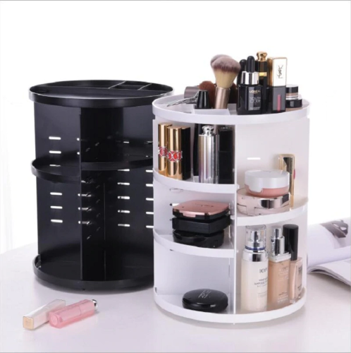 Beauty Organizer (360° Rotating Round) -   22 makeup Organization videos ideas