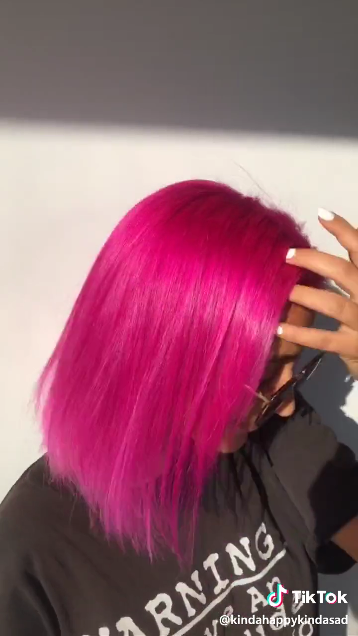 Pink short hairрџ’• -   23 hair Dyed videos ideas