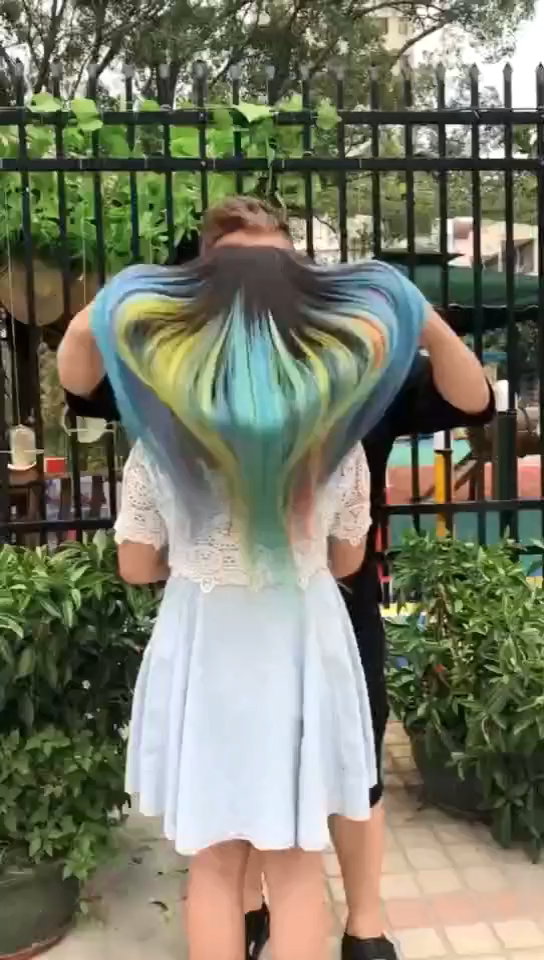 Rainbow Hair Dyed QT HAIR.COM -   23 hair Dyed videos ideas