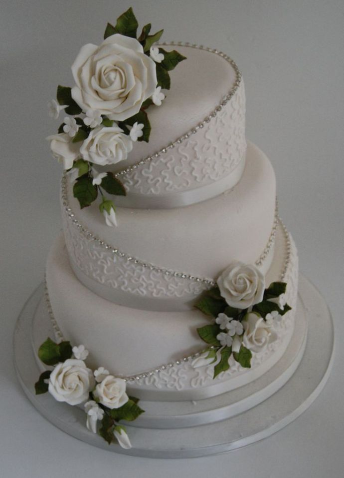 70 Most Sweet Flowery Wedding Cake, You'll Love It - Beauty of Wedding -   8 cake Wedding anniversary ideas