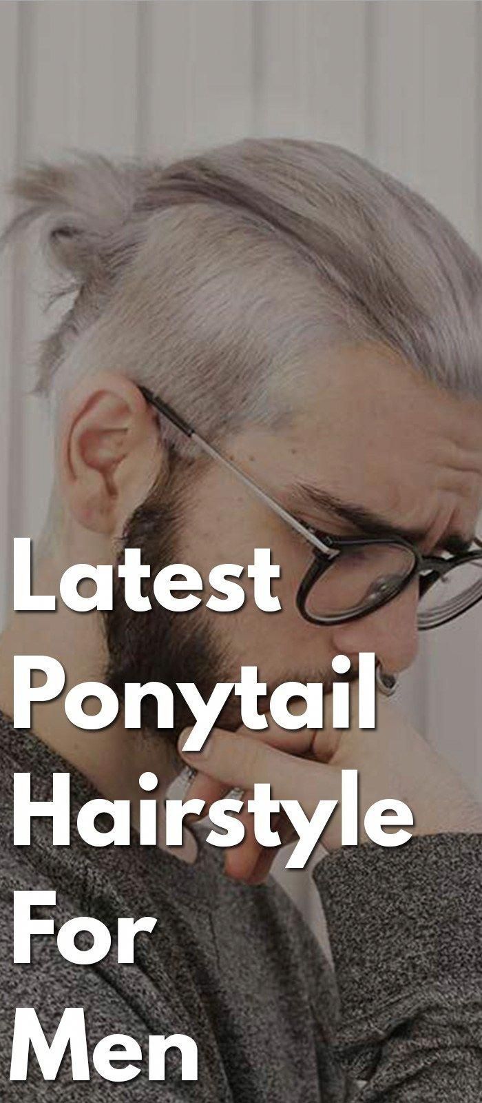 8 hairstyles Ponytail men ideas