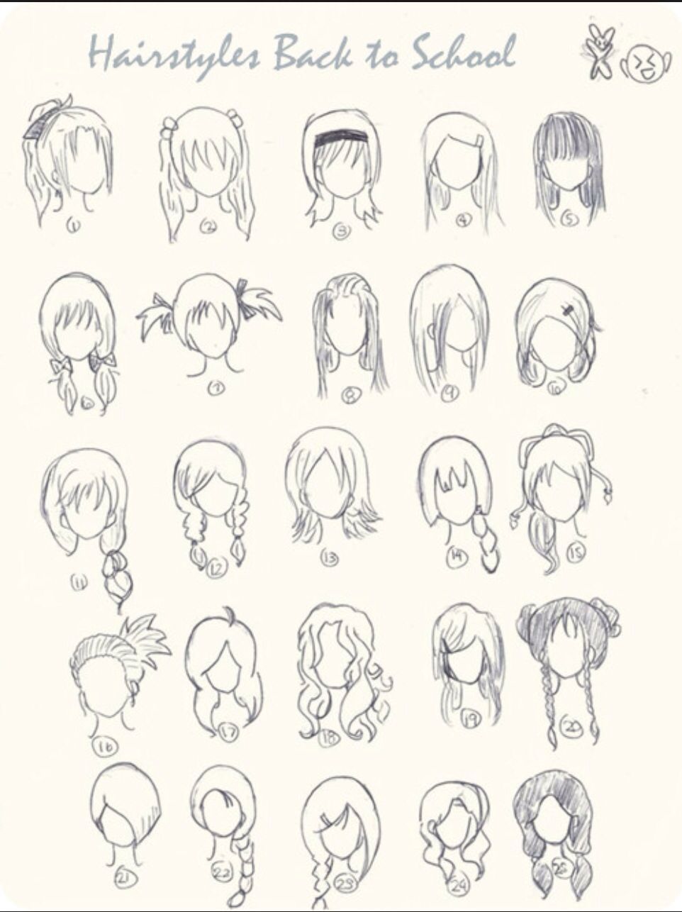 Hairstyles For Girls Drawing Easy -   9 hairstyles Drawing easy ideas