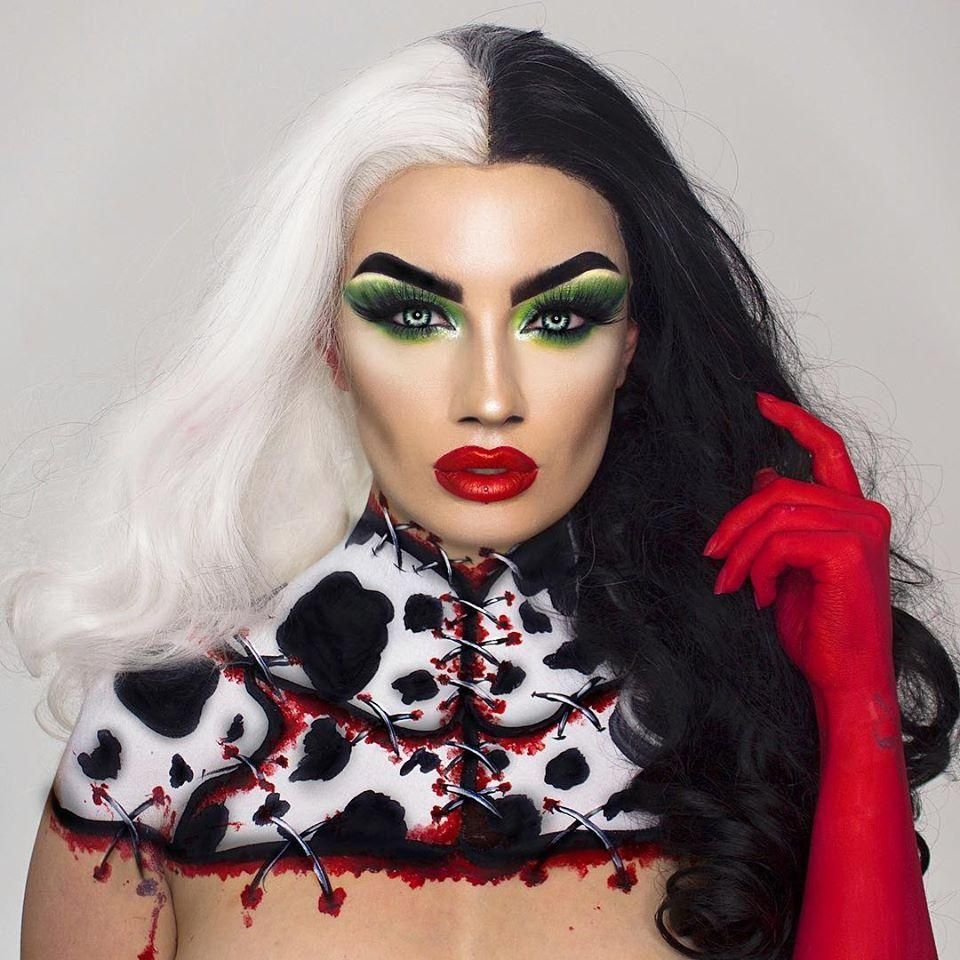 Cruella -   10 costume makeup Easy ideas