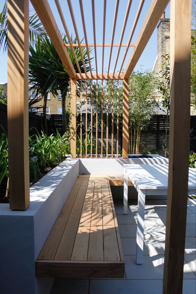 Chic Courtyard Design — Contemporary Garden Design London - UK Garden Designer -   12 garden design Contemporary landscaping ideas
