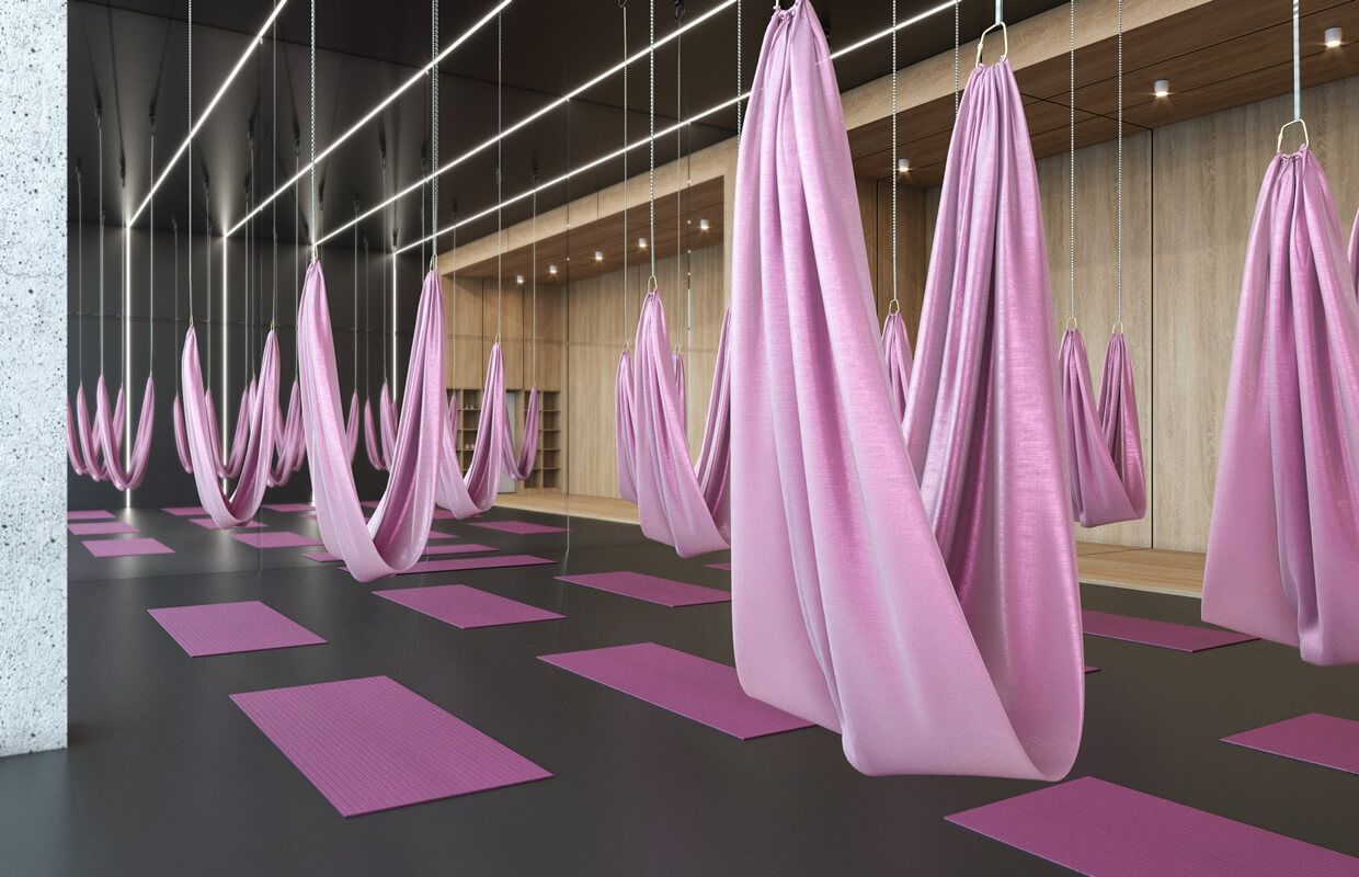 Ladies' Fitness Center Interior Design - Riyadh, Saudi Arabia - CAS -   12 spa fitness Design ideas