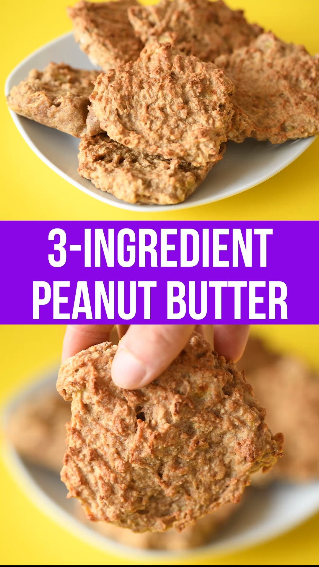 3 Ingredient Peanut Butter Cookies -   13 diet Paleo 3 ingredients ideas