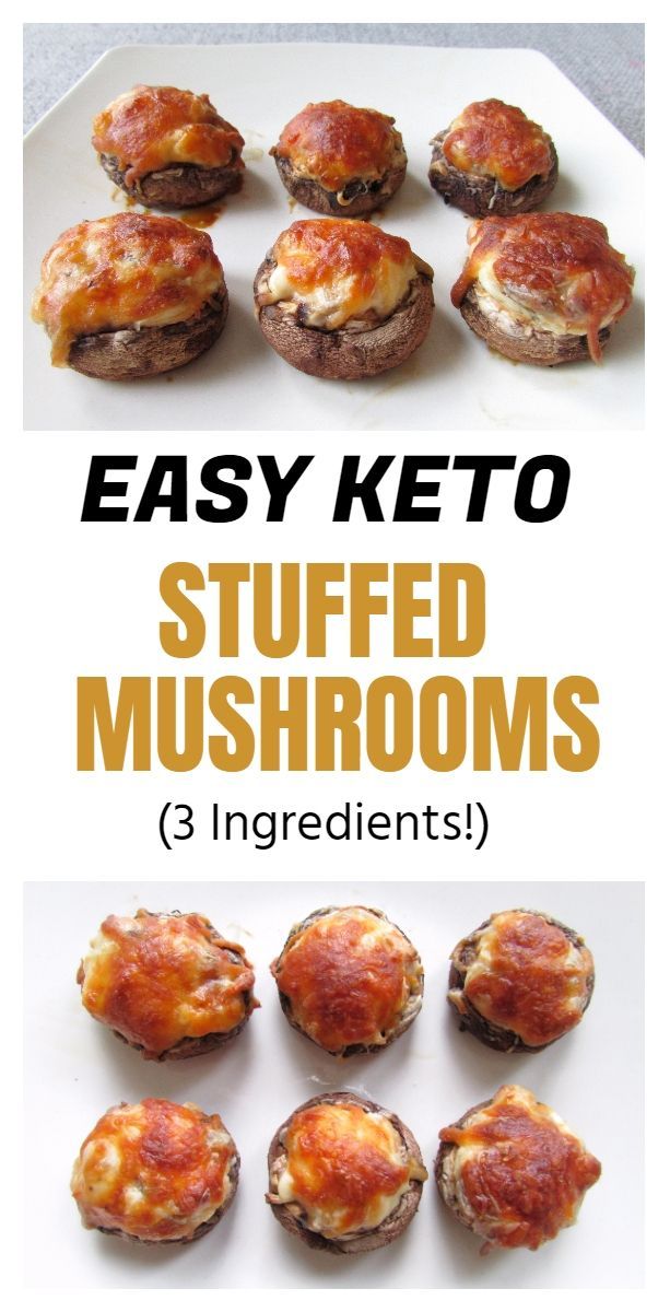Easy Keto Stuffed Mushrooms -   13 diet Paleo 3 ingredients ideas