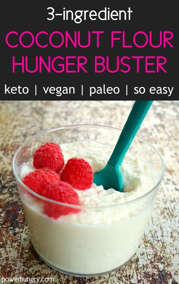 Coconut Flour Hunger Buster {3 ingredients, vegan, keto, paleo} -   13 diet Paleo 3 ingredients ideas