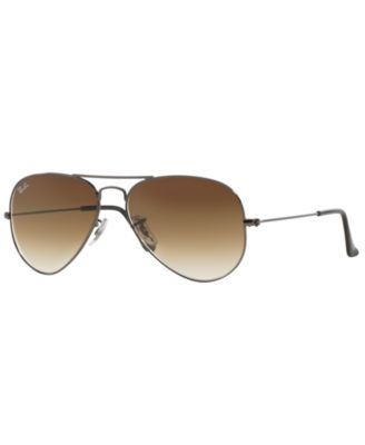 Ray-Ban Sunglasses, RB3025 AVIATOR GRADIENT & Reviews - Sunglasses by Sunglass Hut - Handbags & Accessories - Macy's -   13 dress Fashion ray bans ideas