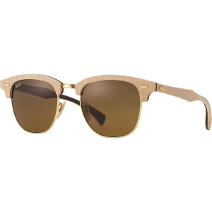 Ray-Ban Clubmaster Wood Polarized Sunglasses -   13 dress Fashion ray bans ideas