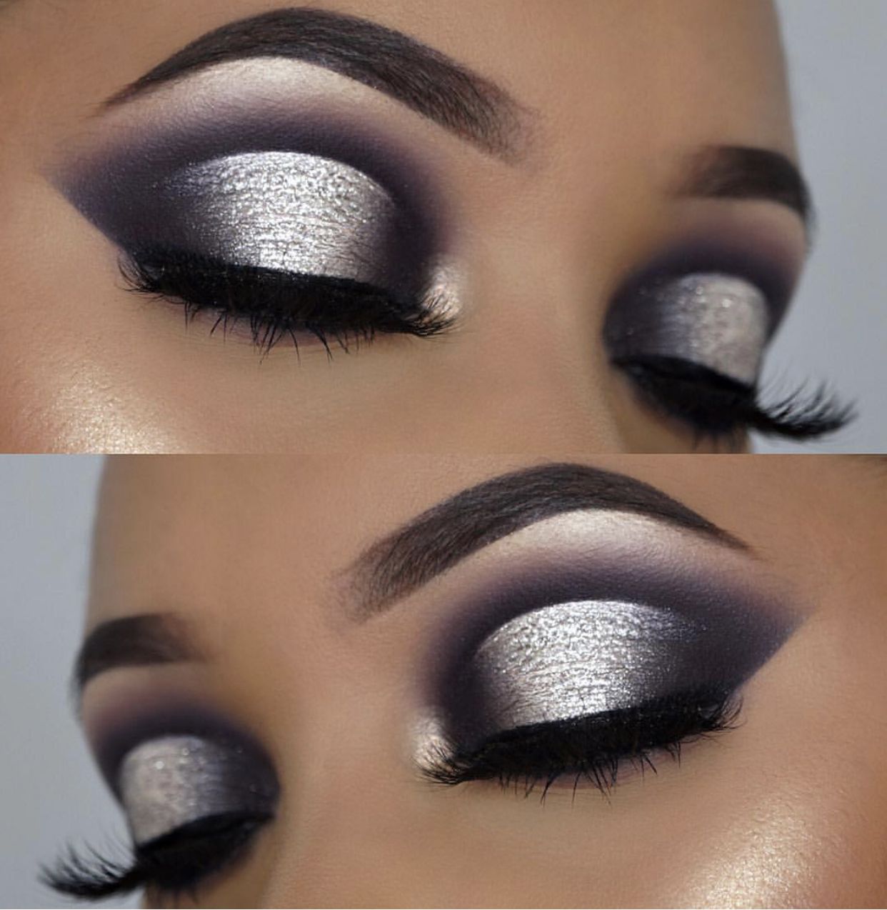 Dark Silver Eyeshadow -   13 makeup Eyeshadow silver ideas