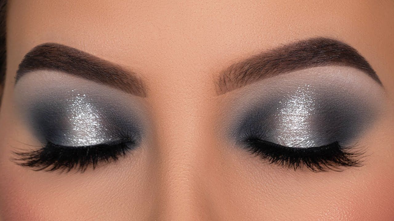 Silver Smokey Halo Eye Makeup Tutorial | Affordable Eyeshadow -   13 makeup Eyeshadow silver ideas