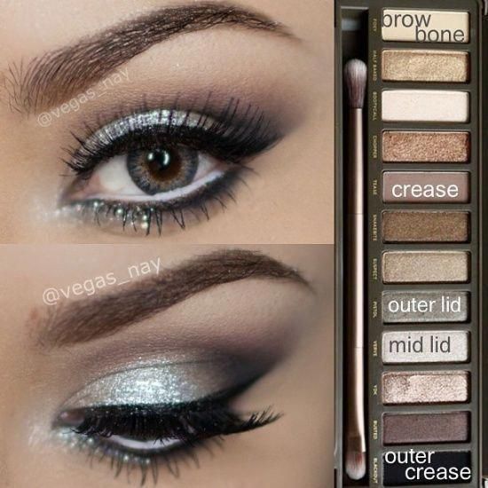 Finally have the urban decay naked palette 2. -   13 makeup Eyeshadow silver ideas