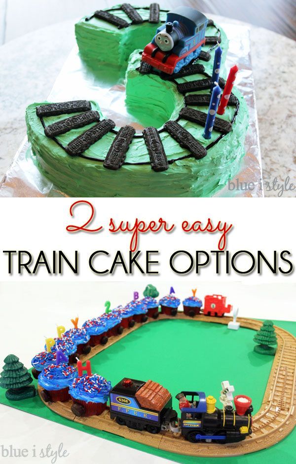 Two Super Easy Train Cake Options -   13 train cake For Boys ideas