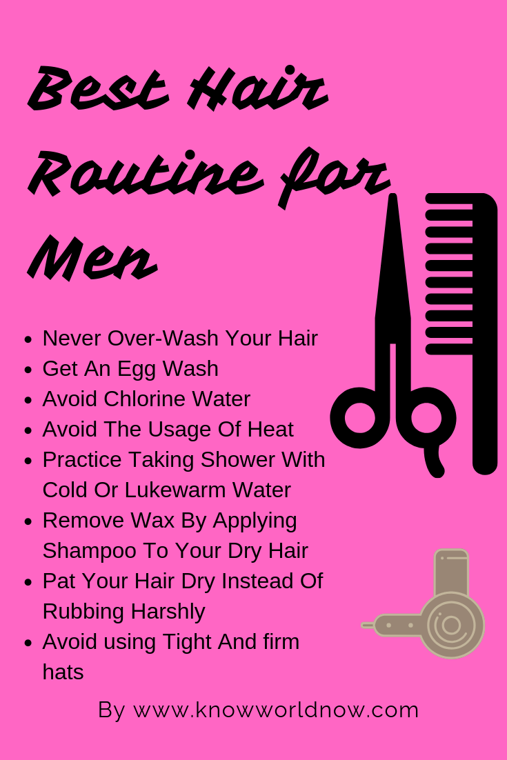 Best Hair Care Routine For Men -   14 best hair Treatment ideas