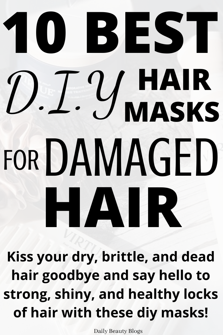10 Best DIY Hair Masks For Damaged Hair – Daily Beauty Blogs -   14 best hair Treatment ideas
