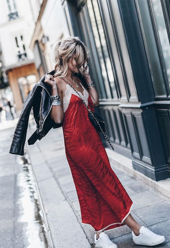13 Best Slip Dresses to Take from Night to Day: Slip Dress Outfit Ideas -   14 dress Evening outfit ideas
