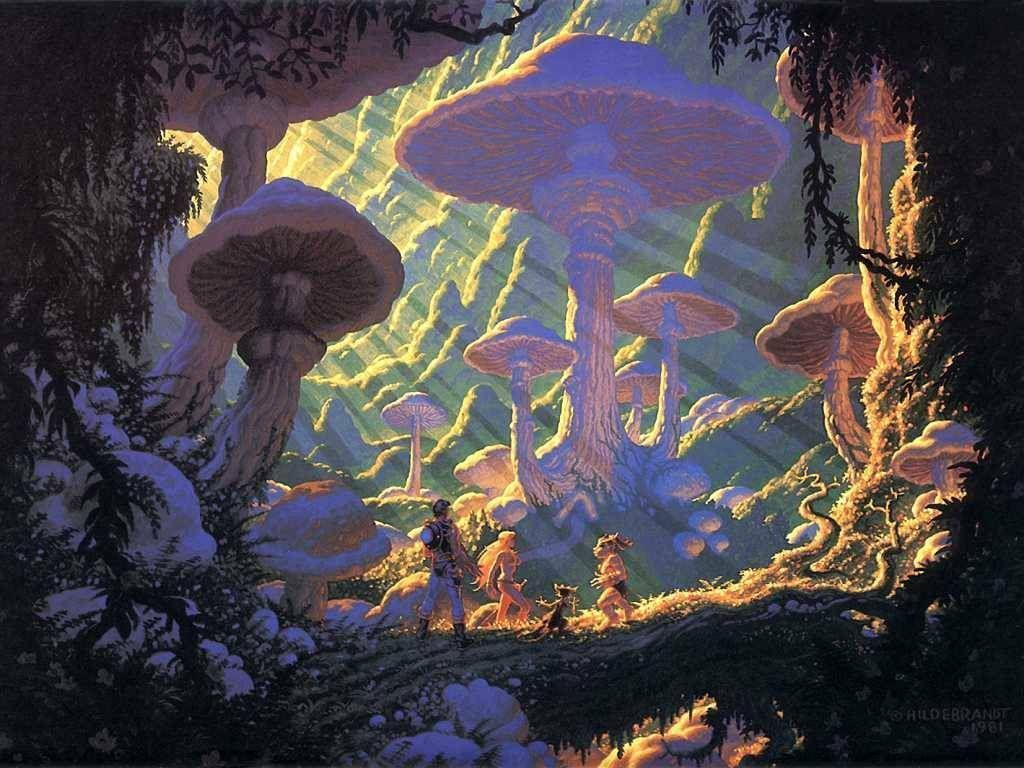 70s Sci-Fi Art on Twitter -   14 fantasy planting Art ideas