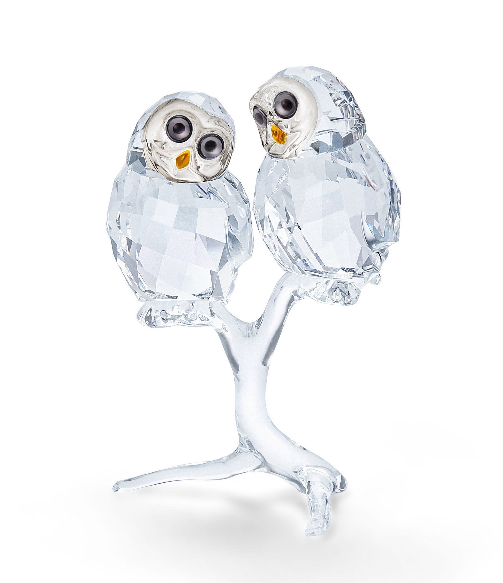 Swarovski Feathered Beauties Owl Couple Figurine -   14 holiday Design swarovski crystals ideas