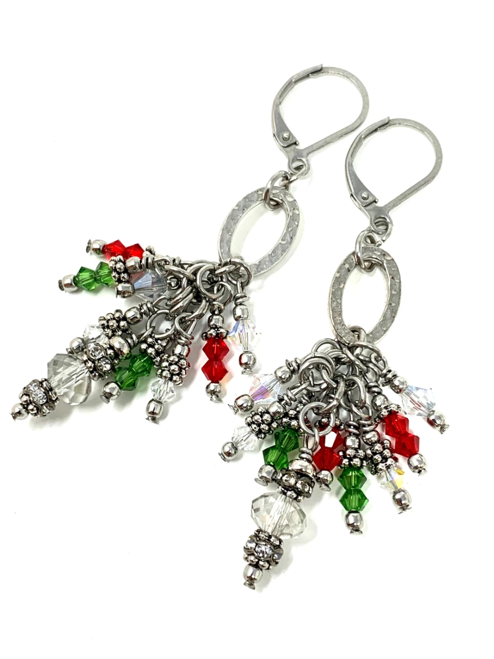Beaded Earrings from Bead Dangle Design are Hand-Crafted -   14 holiday Design swarovski crystals ideas