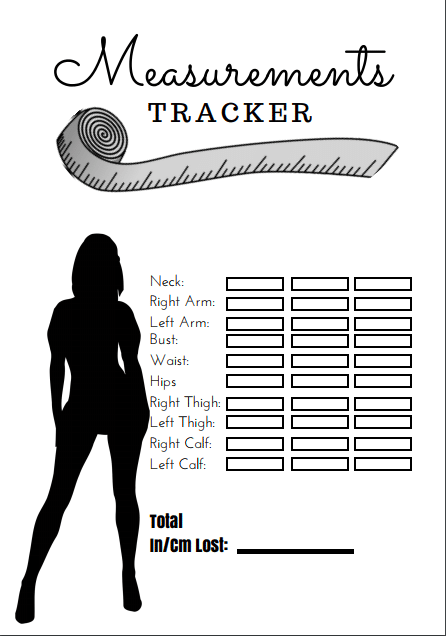 15 fitness Tracker measurements ideas