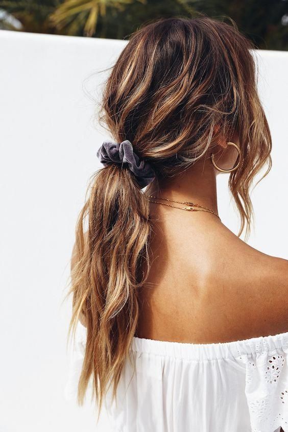 Pinterest Picks: Scrunchie Styles -   15 hair DIY for school ideas