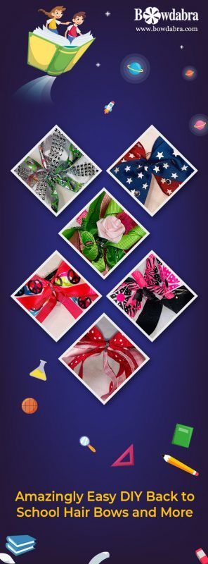 Amazingly Easy DIY Back to School Hair Bows and More -   15 hair DIY for school ideas