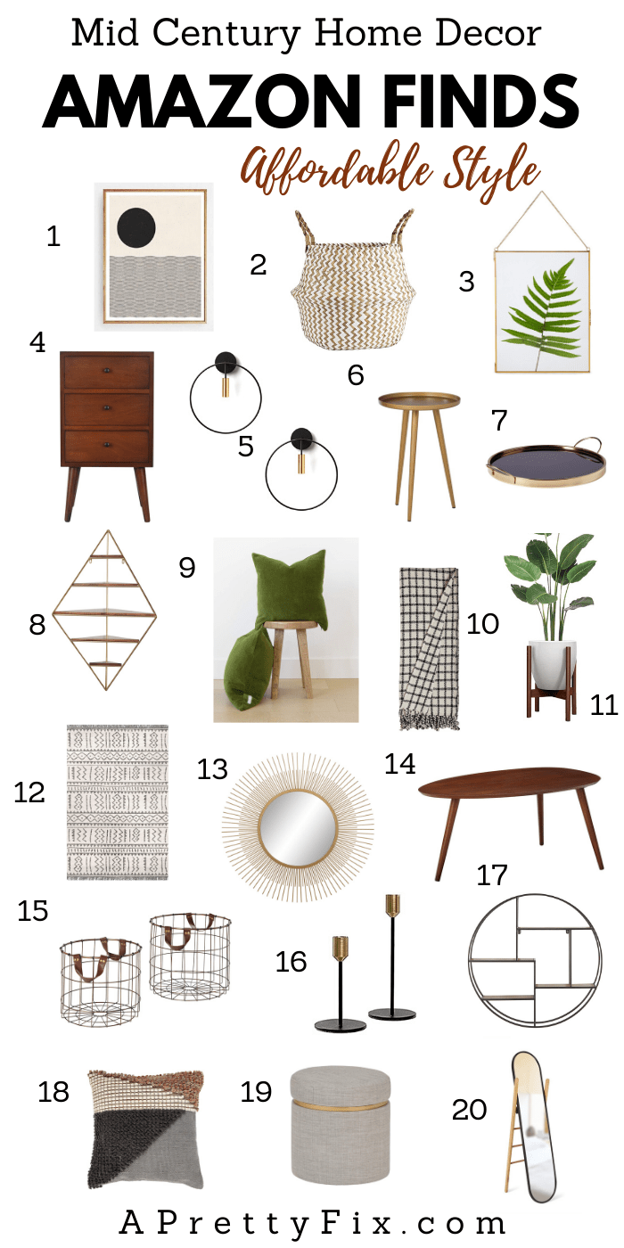 Sitting Room Plans (+ My Fave Mid Century Decor Finds) - A Pretty Fix -   15 home accessories Living Room mid century ideas
