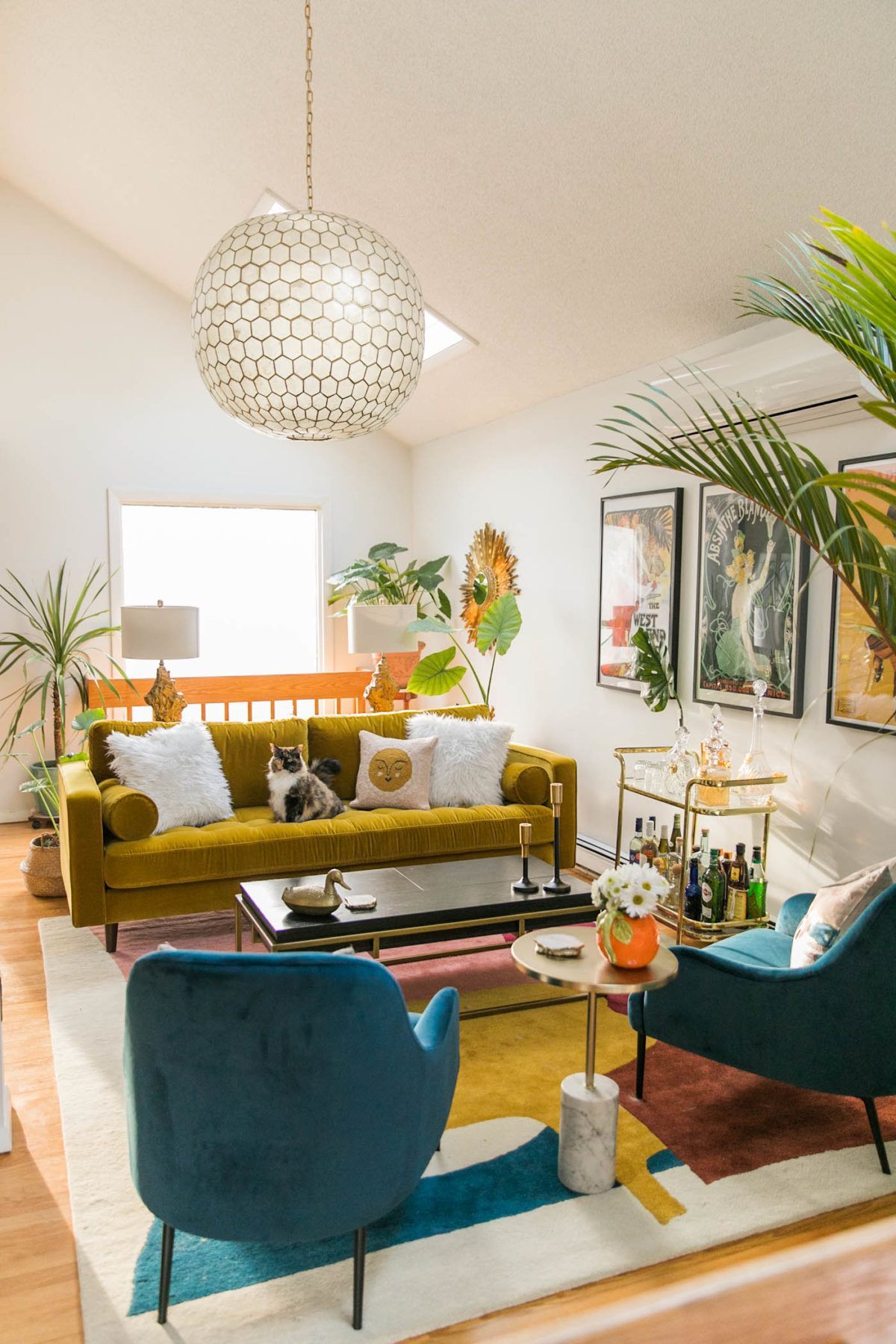 Vibrant Mid-Century Glam Living Room Refresh - THE REVEAL » Jessica Brigham -   15 home accessories Living Room mid century ideas