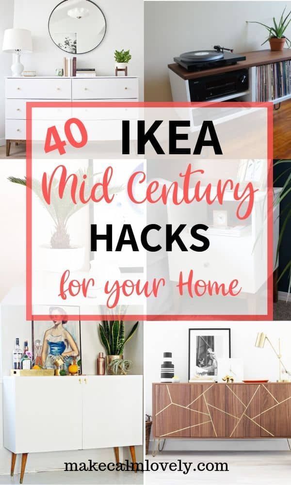 40 IKEA Mid Century Modern Style Hacks for your Home - Make Calm Lovely -   15 home accessories Living Room mid century ideas