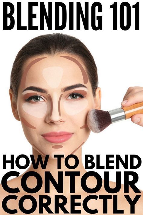 Blending 101: How to Blend Contour Correctly for a Sculpted Face -   15 makeup Face contouring ideas