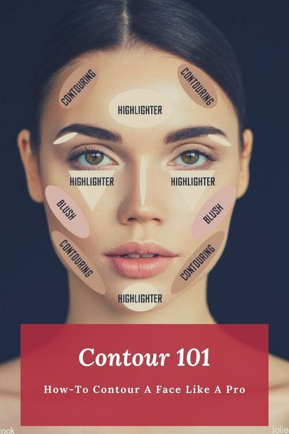 How to make a face professionally -   15 makeup Face contouring ideas