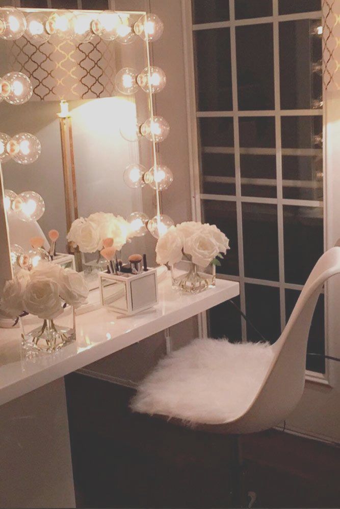 25 Makeup Vanity Table Ideas to assist Your Makeup Routine -   15 makeup Table ideas