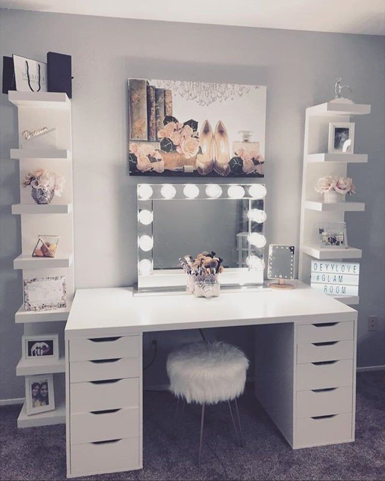 Impressions Vanity Hollywood Reflection® Plus Makeup Vanity Mirror with Lights -   15 makeup Table ideas