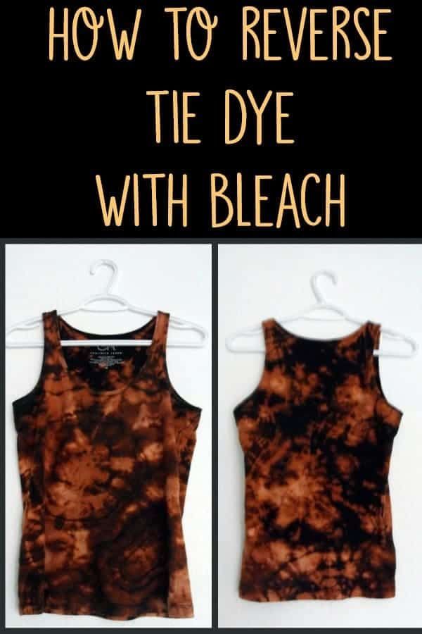 16 DIY Clothes Bleach tye dye ideas