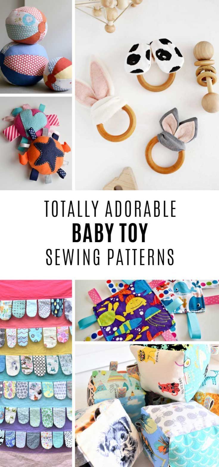 Adorable Baby Toy Sewing Patterns that Make Thoughtful Baby Shower Gift Ideas -   16 diy projects Baby thoughts ideas