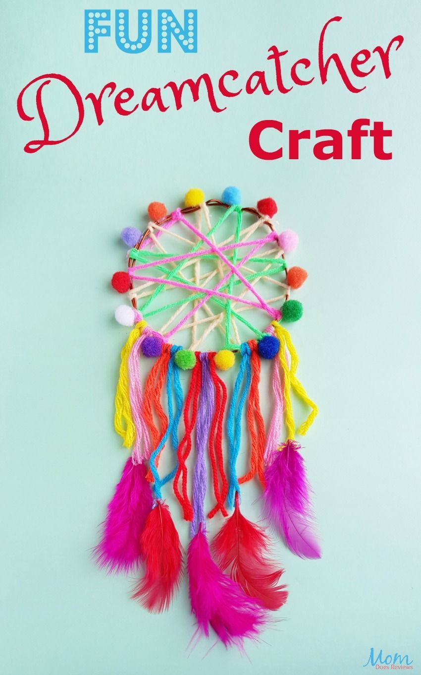 This Fun Dreamcatcher Craft is Perfect for the kids! -   16 diy projects For Kids with yarn ideas