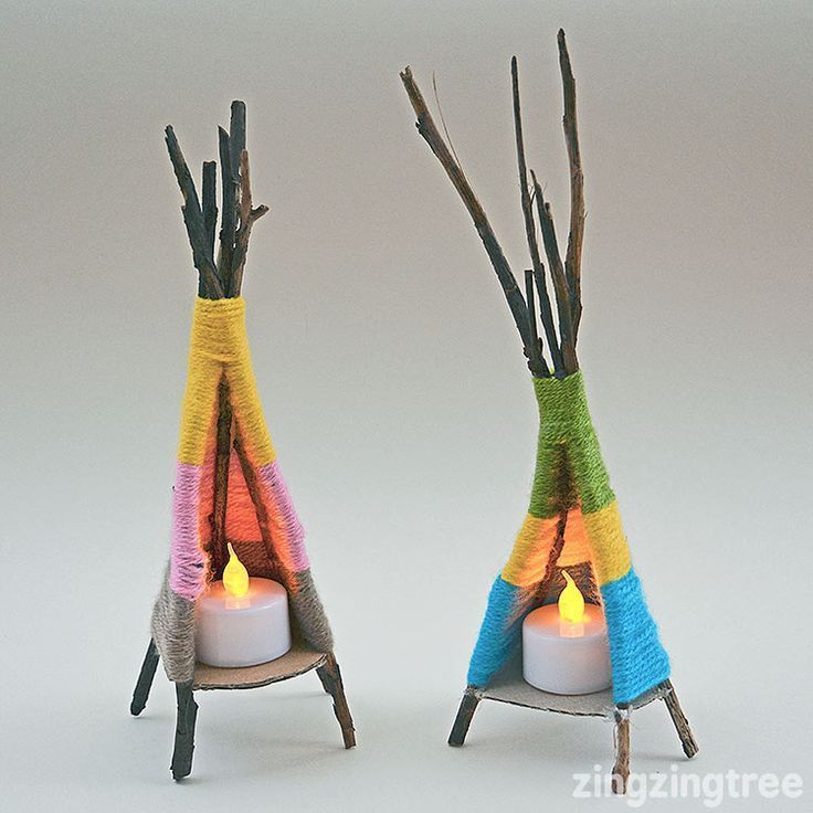 Yarn Craft Teepee -   16 diy projects For Kids with yarn ideas