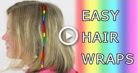 DIY Learn How to Make Hair Wrap (Wraps, Braid, Floss, Dread, Thead, Dreads, Extension) -   16 hair Braids thread ideas