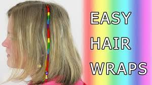 How to Make Hair Wraps -   16 hair Braids thread ideas