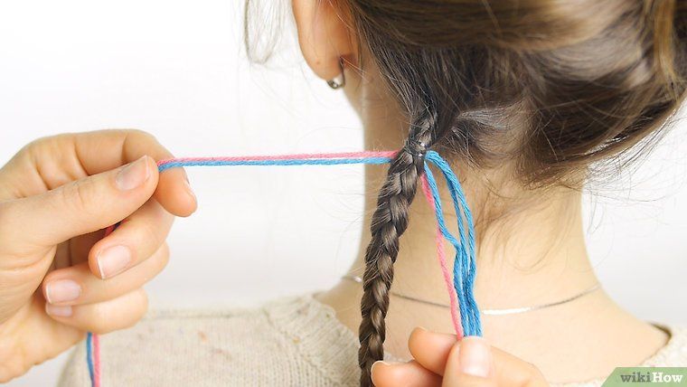 How to Braid Your Hair With Thread -   16 hair Braids thread ideas