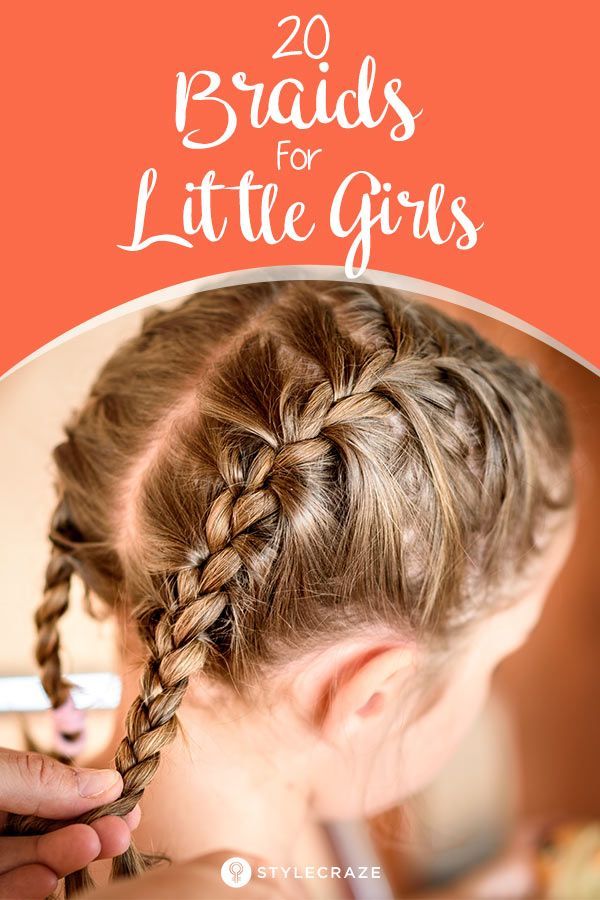20 Quick And Easy Braids For Kids (Tutorial Included) -   16 hair Tutorial kids ideas