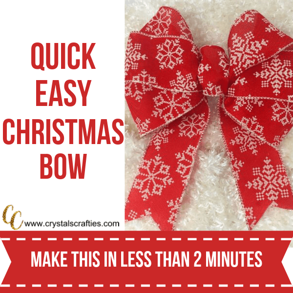 Quick Easy Christmas Bow -   16 holiday Christmas bows ideas