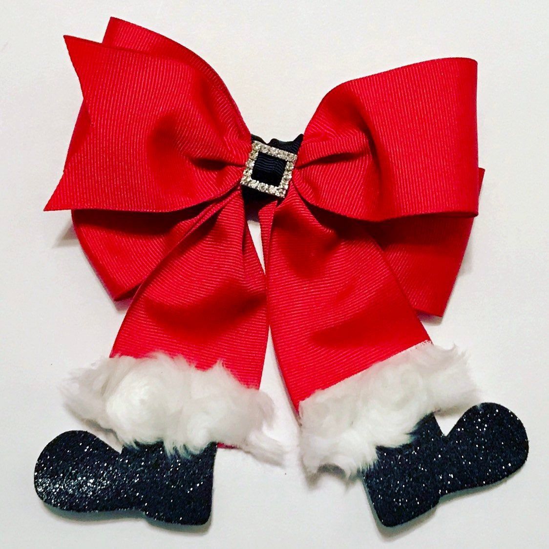 Girls Christmas Hair Bows | Kids & infants Christmas hair bows | Christmas hair accessories | Santa hair bow | Santa headband | Christmas -   16 holiday Christmas bows ideas