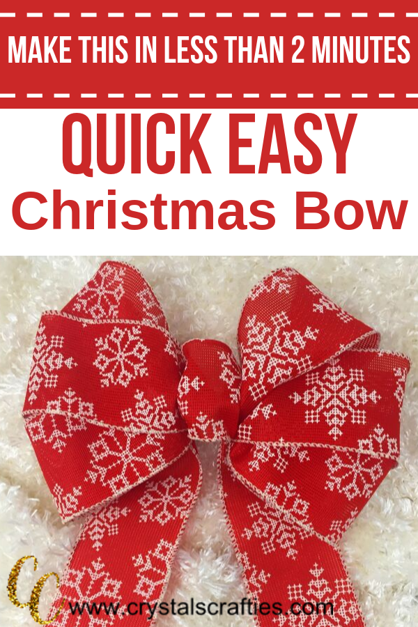 Quick Easy Christmas Bow -   16 holiday Christmas bows ideas