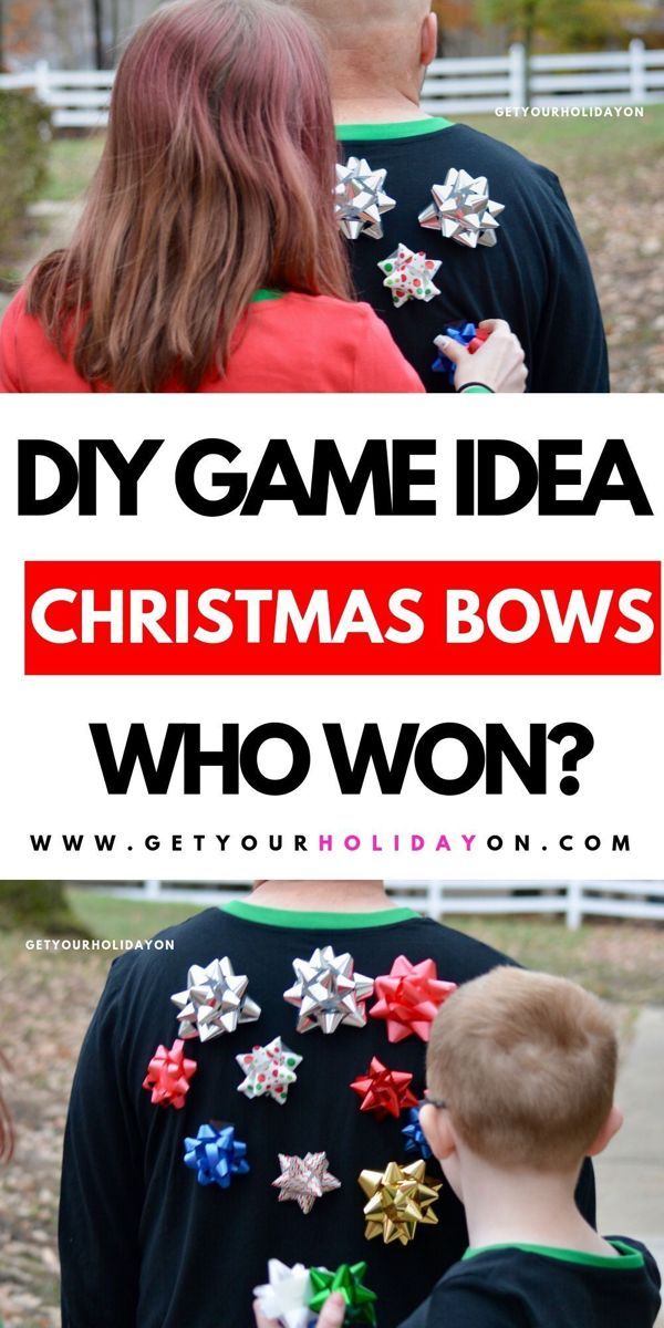 How to Play a Game with Christmas Bows | Get Your Holiday On -   16 holiday Christmas bows ideas