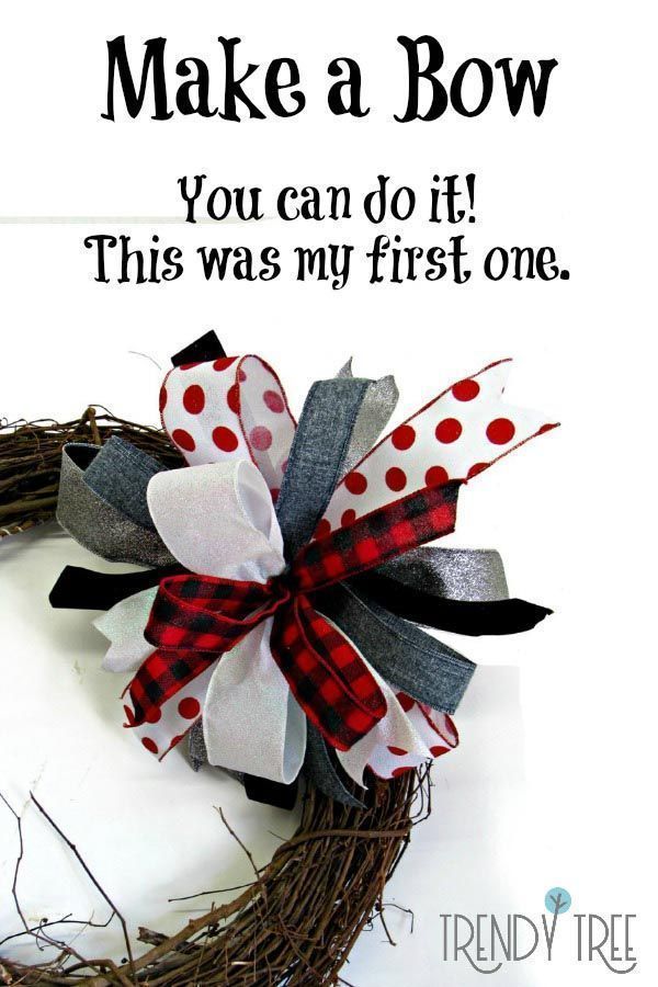 Make a Bow - You Can Do it! -   16 holiday Christmas bows ideas