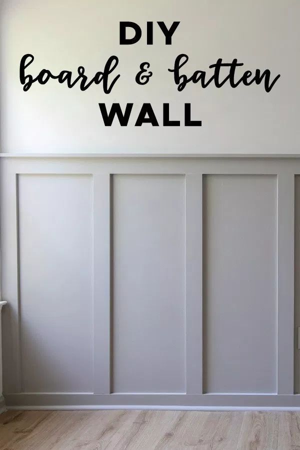 Easy DIY Board and Batten Wall - Angela Marie Made -   16 home accents DIY budget ideas