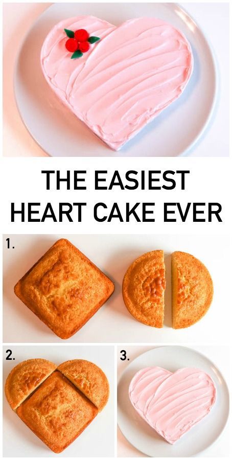 4 Easy Heart Cake Designs for Valentine's Day -   16 valentines cake ideas